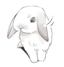 Taremimi rabbit mix! sticker #13359534