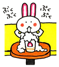 Kamaboko rabbit 2 sticker #13361115