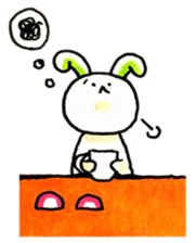 Kamaboko rabbit 2 sticker #13361119