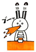 Kamaboko rabbit 2 sticker #13361121