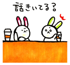 Kamaboko rabbit 2 sticker #13361124