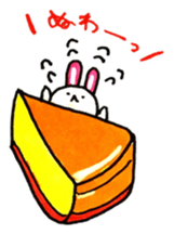 Kamaboko rabbit 2 sticker #13361128
