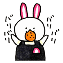 Kamaboko rabbit 2 sticker #13361131