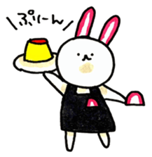 Kamaboko rabbit 2 sticker #13361133
