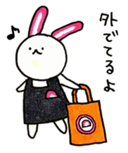 Kamaboko rabbit 2 sticker #13361136