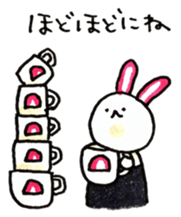 Kamaboko rabbit 2 sticker #13361141