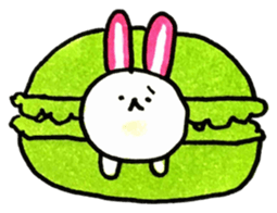 Kamaboko rabbit 2 sticker #13361148
