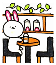 Kamaboko rabbit 2 sticker #13361149