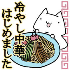 We began Hiyashi Chuka