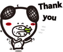 White eyes boundary sticker #13362053