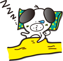 White eyes boundary sticker #13362061