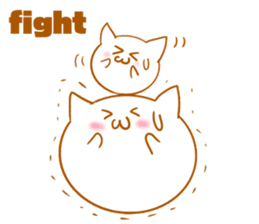 The cat which is cute in funky 3nd sticker #13363177
