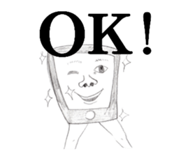 Smart phone Man 2 sticker #13363406