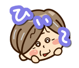 Sticker of grandmother2 sticker #13363531