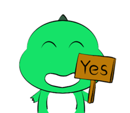 silly dinosaur 2 sticker #13363756