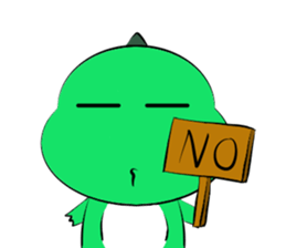 silly dinosaur 2 sticker #13363757