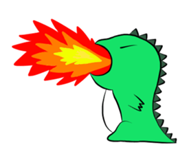 silly dinosaur 2 sticker #13363760
