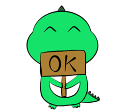 silly dinosaur 2 sticker #13363761