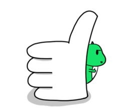 silly dinosaur 2 sticker #13363763