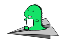 silly dinosaur 2 sticker #13363768