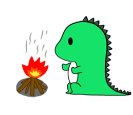 silly dinosaur 2 sticker #13363769