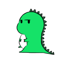 silly dinosaur 2 sticker #13363771