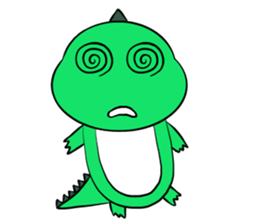 silly dinosaur 2 sticker #13363773