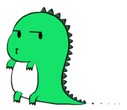 silly dinosaur 2 sticker #13363774