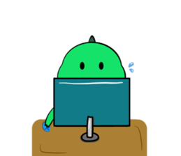 silly dinosaur 2 sticker #13363775