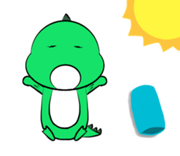 silly dinosaur 2 sticker #13363782