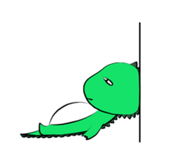 silly dinosaur 2 sticker #13363784