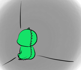 silly dinosaur 2 sticker #13363786