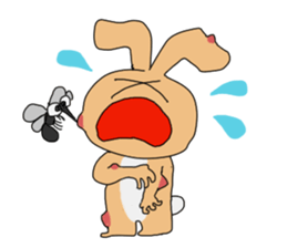 Rabit "woo"2 sticker #13364034