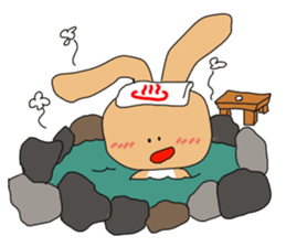 Rabit "woo"2 sticker #13364036