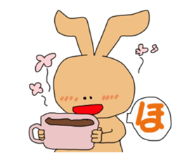 Rabit "woo"2 sticker #13364040