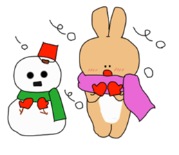 Rabit "woo"2 sticker #13364041