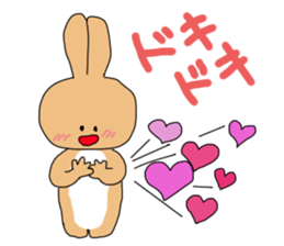 Rabit "woo"2 sticker #13364044