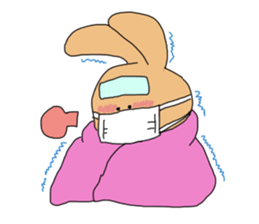 Rabit "woo"2 sticker #13364060