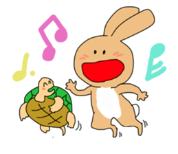 Rabit "woo"2 sticker #13364065
