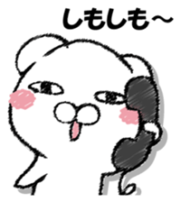 Stress bear 3 sticker #13364460