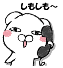 Stress bear 3 sticker #13364460