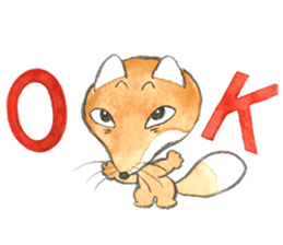 Dream fox2 konchikichi sticker #13365345