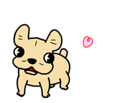 French Bulldog Animated Stikers sticker #13366301