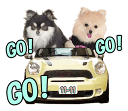 Dog lovely scent2 sticker #13366327