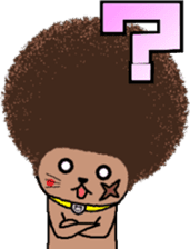 The Seven Afro Cats #3 -Boxing cat- sticker #13367249