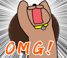 The Seven Afro Cats #3 -Boxing cat- sticker #13367263