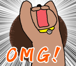 The Seven Afro Cats #3 -Boxing cat- sticker #13367263