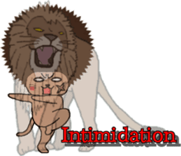 The Seven Afro Cats #3 -Boxing cat- sticker #13367268