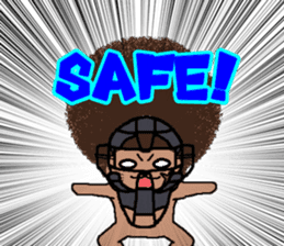 The Seven Afro Cats #3 -Boxing cat- sticker #13367274