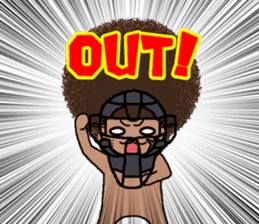 The Seven Afro Cats #3 -Boxing cat- sticker #13367275